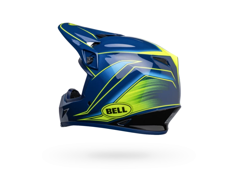 Bell MX-9 Mips Zone Gloss Navy/Retina Helmet 7 Bell MX-9 Mips Zone Gloss Navy/Retina Helmet - Image 5