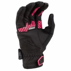 Klim Women's Versa Glove 11 Klim Women's Versa Glove -100percent Shop 3170 000 black knockout pink 02