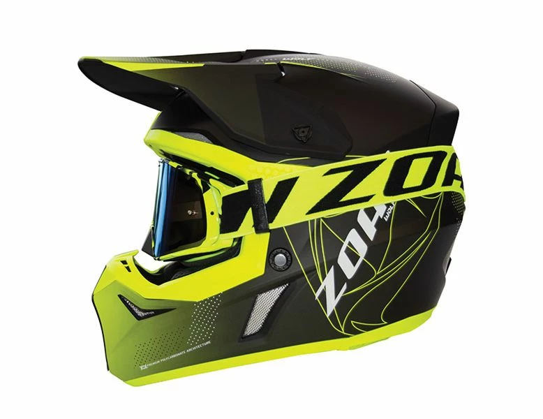 Zoan Wolf Vapour MX Snocross Helmet - Image 3