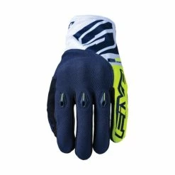 Five E3 Evo Gloves 10 Five E3 Evo Gloves -100percent Shop 555 06832 e3 fluoyellow blue face