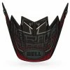 Bell Fasthouse Moto-9 Flex Visor - Black/Grey/Red 2 Bell Fasthouse Moto-9 Flex Visor - Black/Grey/Red -100percent Shop bell moto 9 flex dirt motorcycle helmet visor fasthouse ditd matte black gray red top
