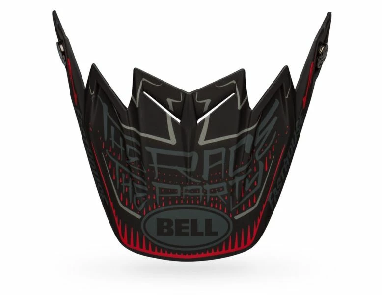 Bell Fasthouse Moto-9 Flex Visor - Black/Grey/Red 3 Bell Fasthouse Moto-9 Flex Visor - Black/Grey/Red