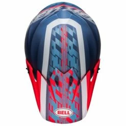 Bell MX-9 MIPS Offset Replacement Helmet Visor 7 Bell MX-9 MIPS Offset Replacement Helmet Visor -100percent Shop bell mx 9 mips visor elmet offset matte metallic blue white top