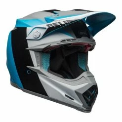 BELL MOTO-9 FLEX DIVISION HELMET 13 BELL MOTO-9 FLEX DIVISION HELMET -100percent Shop bell moto 9 flex division helmet white black blue