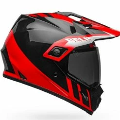 Bell MX-9 Adventure Mips Dash Helmet -100percent Shop bell mx 9 adventure mips dash helmet black red white