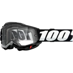 100% ACCURI 2 Enduro Dual Pane Clear Lens Goggles