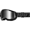 100% Strata 2 Mirror Lens Goggles 2 100% Strata 2 Mirror Lens Goggles -100percent Shop black gray strata 2 1