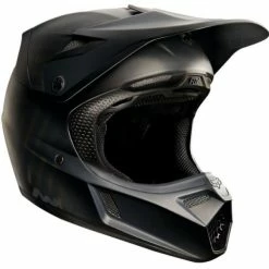 FOX V3 MATTE BLACK HELMET