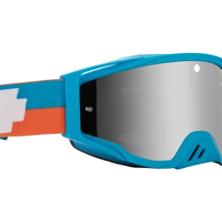 Spy Optic Spy+ FOUNDATION MX Goggle -100percent Shop spy 19 foundationplus boltblue hdsmokewithsilverspectramirror hdclear 3200000000004 01 2 3