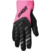Thor 2022 Women's Spectrum Gloves -100percent Shop thor 2022 women s spectrum gloves black pink