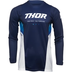 Thor Pulse React Jersey 12 Thor Pulse React Jersey -100percent Shop thor pulse react navy white jersey