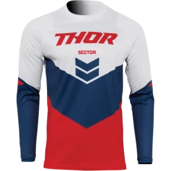 Thor Sector Chev Jersey -100percent Shop thor sector chev jersey white red navy 2