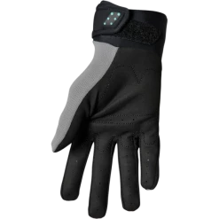 Thor 2022 Youth Spectrum Gloves 11 Thor 2022 Youth Spectrum Gloves -100percent Shop thor youth 2022 spectrum gloves gray black mint palm