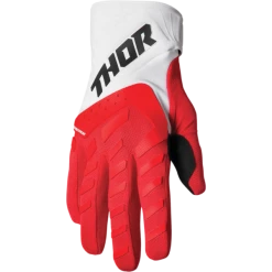 Thor 2022 Youth Spectrum Gloves 12 Thor 2022 Youth Spectrum Gloves -100percent Shop thor youth 2022 spectrum gloves red white black