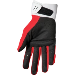 Thor 2022 Youth Spectrum Gloves 13 Thor 2022 Youth Spectrum Gloves -100percent Shop thor youth 2022 spectrum gloves red white black palm