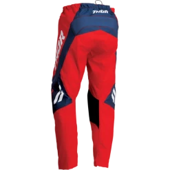 Thor Youth Sector Chev Pants -100percent Shop thor youth sector chev pants red blue back