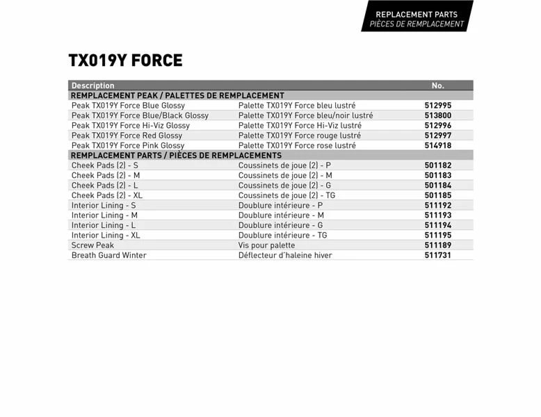 CKX TX019Y Off-Road Helmet Force - Without Goggle 8 CKX TX019Y Off-Road Helmet Force - Without Goggle - Image 6