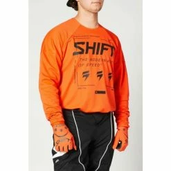 Shift White Label Bliss Jersey -100percent Shop white label bliss jersey blood orange 26219 472 s