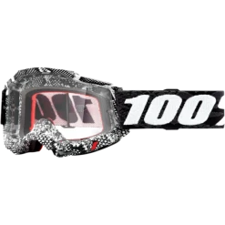 100% Accuri 2 Clear Lens Goggles -100percent Shop white black 2